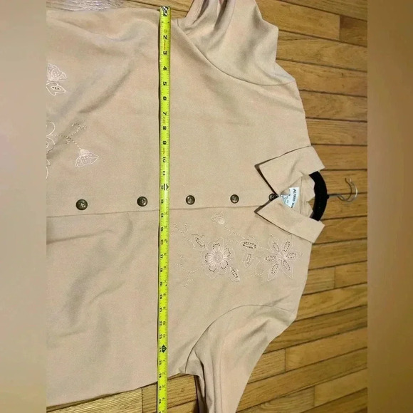 Alfred Dunner Stone Canyon Chore jacket Women’s Size 20 Pockets Apricot NWT - Picture 6 of 7